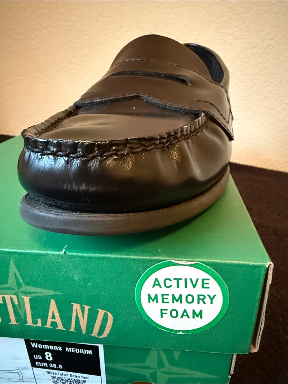 Women’s Eastland Black Leather Penny Loafers - Picture 7 of 8